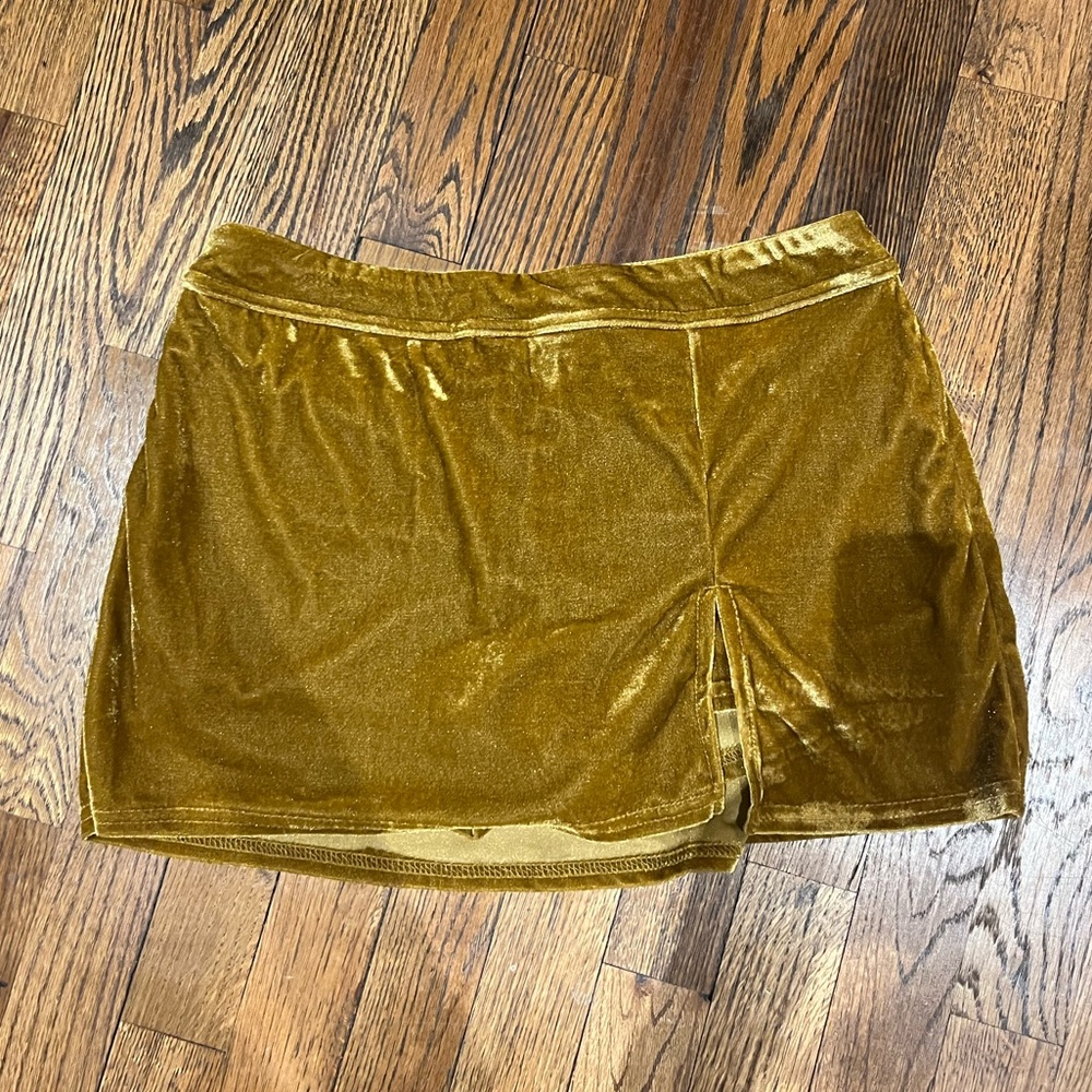 Mini Skirt Velvet